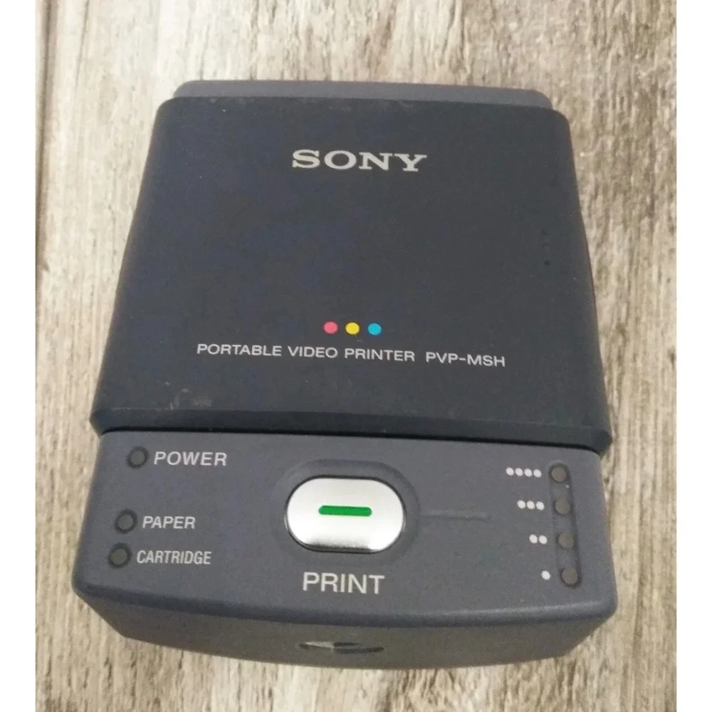 Sony Portable Video Printer PVP-MSH Unit Only‎ Made in Japan Black Vintage